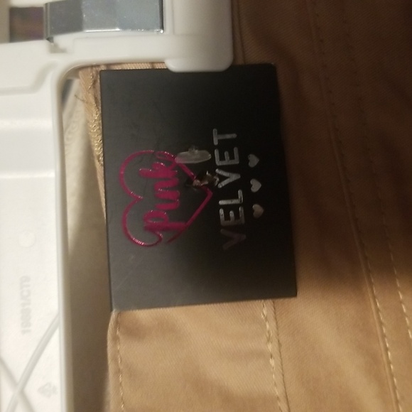 Pink Velvet 100% Cotton Khaki Utility Pants Ankle Legnth NWT RUNS SMALL - Picture 11 of 16